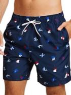 Nautica Printed Swim Shorts