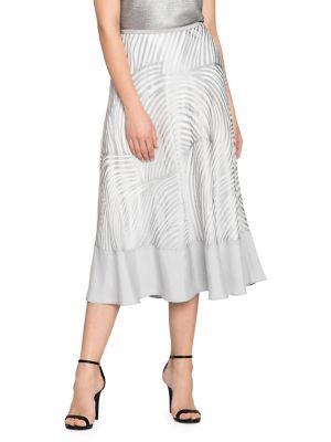 Nic+zoe Petite Printed A-line Skirt