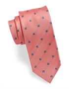 Hugo Micro Dot And Floral Silk Tie