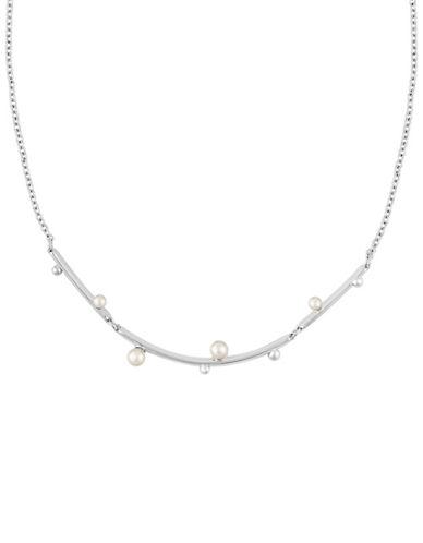 Majorica 0.75mm White Pearl And Sterling Silver Necklace