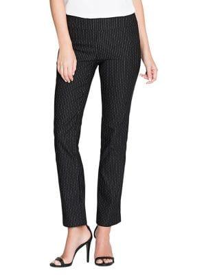 Nic+zoe Plus Dotted Stripe Pants