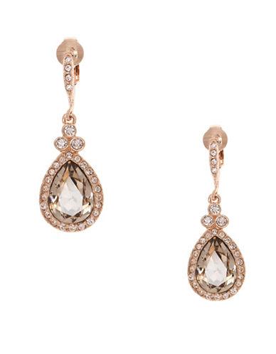 Givenchy Crystal Embellished Pear Drop Earrings