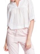 Plenty By Tracy Reese Little Quarter-sleeve Peasant Top