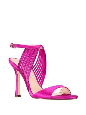 Nina Damaris Rhinestone Strappy Pumps