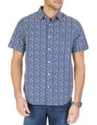 Nautica Floral Print Short-sleeve Shirt