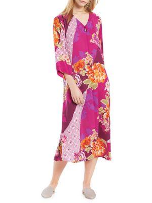 N Natori Samoa Zip Caftan