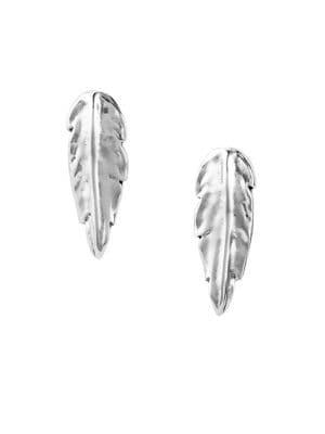 Uno De 50 Feather Stud Earrings