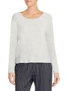 Dkny Heathered Long-sleeve Tee