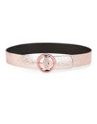 Steve Madden Metallic Reversible Belt