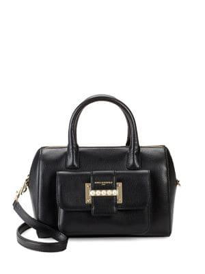 Karl Lagerfeld Paris Bianca Leather Satchel