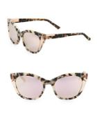 Ted Baker London 70mm Butterfly Sunglasses