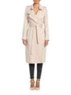 Belle Badgley Mischka Angelina Solid Trench Coat