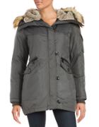 Vince Camuto Faux Fur-lined And Trimmed Parka