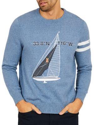 Nautica Sailboat Sweater