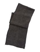 Calvin Klein Tweed Scarf With Solid Trim