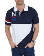 Nautica Two-toned Cotton Polo