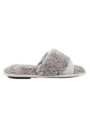 Isotoner Plush Colorblock Slippers
