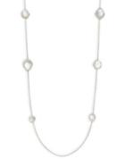 Nadri Doublet And Sterling Silver And Mother Of Pearl Station Necklace