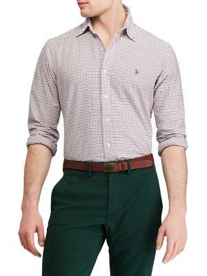 Polo Ralph Lauren Checkered Cotton Button-down Shirt