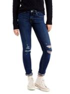 Levi's 711 Skinny Ripped Jeans