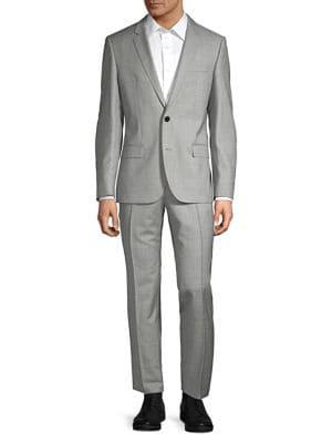 Hugo Henry Griffin Sharkskin Wool Suit