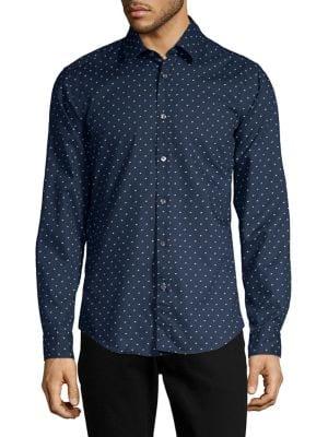 Hugo Boss Lukas Printed Button-down Shirt