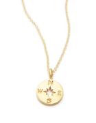 Dogeared Going Places Compass Pendant Necklace