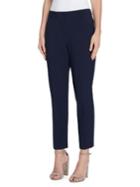 Tahari Arthur S. Levine Petite Belt-accent Skinny Crepe Pants