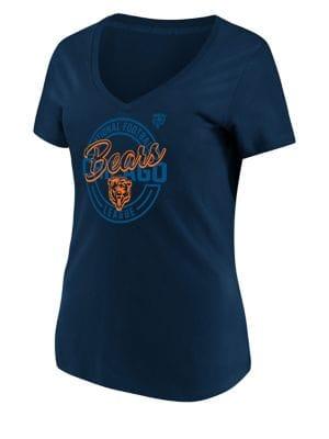 Majestic Chicago Bears Nfl Break Free Cotton Jersey Tee