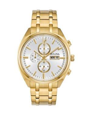 Bulova Classic Chronograph Stainless Steel Watch