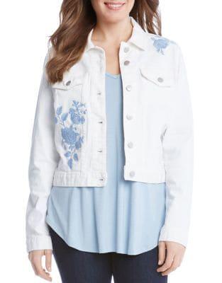 Karen Kane Button Down Denim Jacket