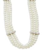 Kenneth Jay Lane Layered Faux Pearl Necklace