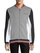 Calvin Klein Jeans Athletic Color-block Bomber Sweater