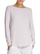 Donna Karan Active Long-sleeve Roundneck Top