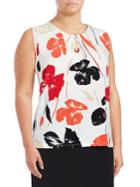 Nipon Boutique Sleeveless Floral Top