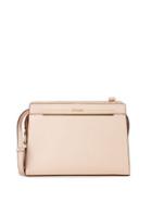 Calvin Klein Pebbled Leather Bar-trim Crossbody