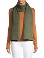 Lord & Taylor Chunky Cashmere Rib Knit Scarf
