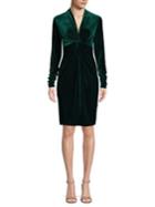 Elie Tahari Cynthia Velvet Twist Dress