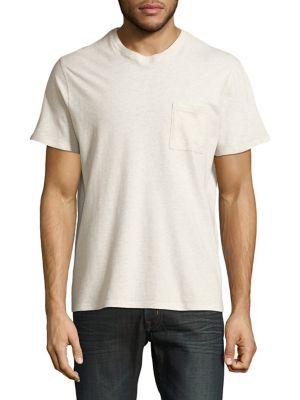Black Brown Solid Cotton Tee