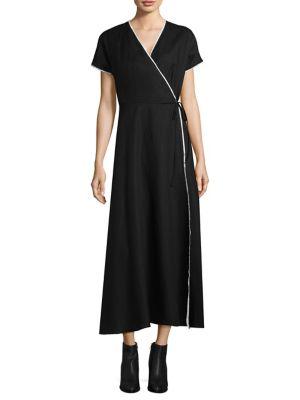 Weekend Max Mara Vanezza Linen Wrap Dress