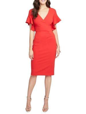 Rachel Rachel Roy Capri Ruffle Sheath Dress