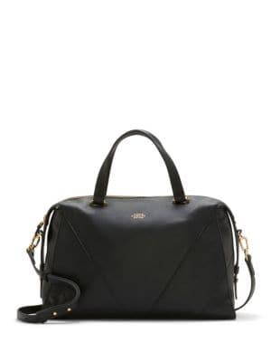 Vince Camuto Blaza Leather Zipped Satchel