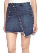 Joe's Jeans Asymmetric Zipper Cotton-blend Skirt