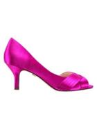 Nina Contesa Open-toe Satin D'orsay Pumps