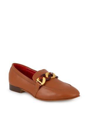 Kurt Geiger London Kiara Buckle Leather Loafers