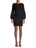 Karl Lagerfeld Paris Pearl-sleeve Dress