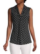 Premise Polka-dot Knotted Top