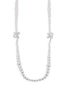 Nadri Marion Bow Faux Pearl Necklace