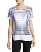 Marc New York Performance Striped Knit Top
