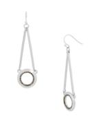 Kenneth Cole New York Glacier Circle Drop Earrings